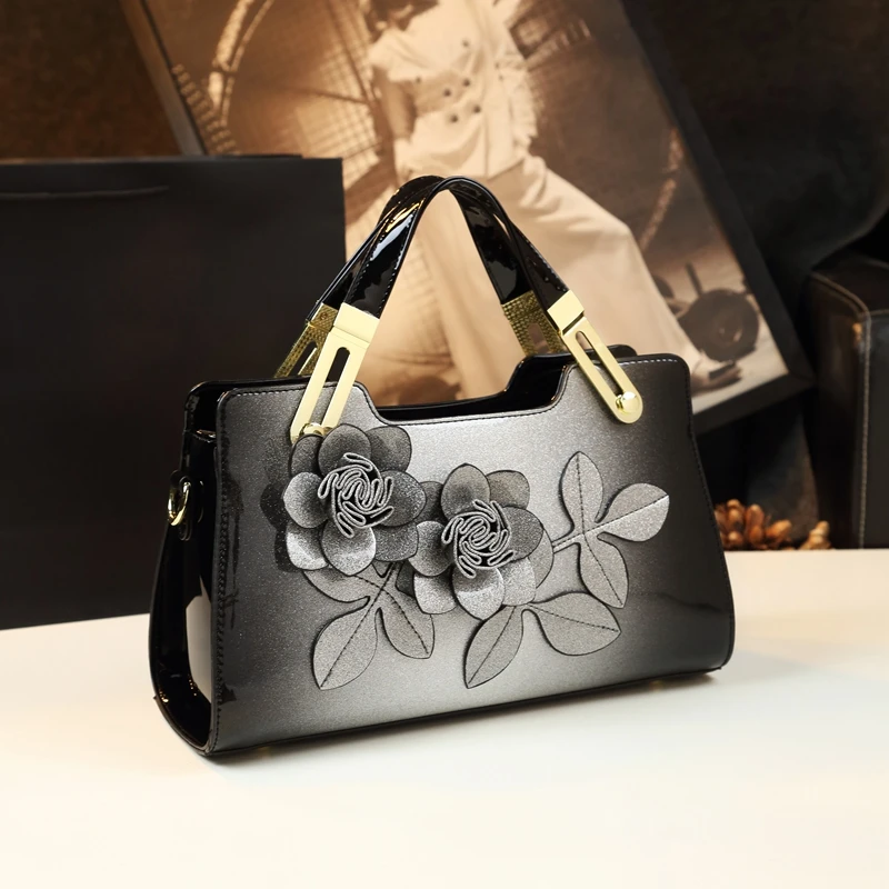 New luxury handbag designer high quality patent leather women's handbag boston messenger bag ladies office clutch top handle bag
New luxury handbag designer high quality patent leather women's handbag boston messenger bag ladies office clutch top handle bag