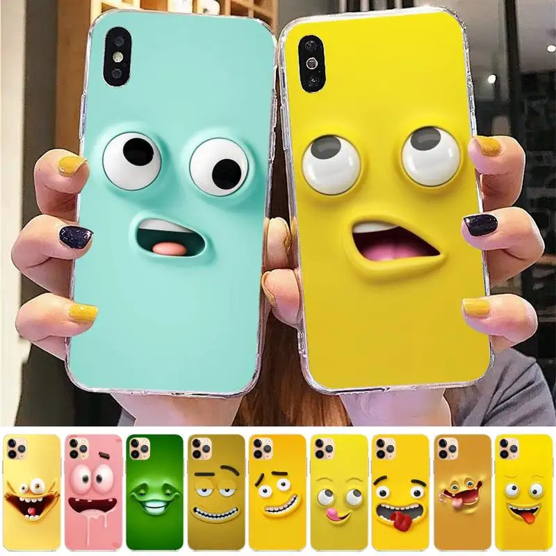FHNBLJ Funny Face Phone Case for iPhone 11 12 13 mini pro XS MAX 8 7 6 6S Plus X 5S SE 2020 XR case
FHNBLJ Funny Face Phone Case for iPhone 11 12 13 mini pro XS MAX 8 7 6 6S Plus X 5S SE 2020 XR case