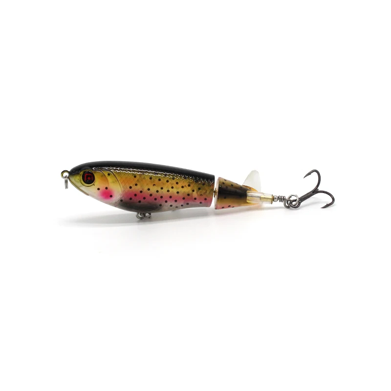 New Arrival Topwater Floating Lure Rotating Tail Popper Artificial Hard Bait Whopper Plopper Fishing Tackle
New Arrival Topwater Floating Lure Rotating Tail Popper Artificial Hard Bait Whopper Plopper Fishing Tackle
