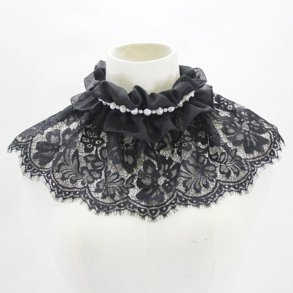2021 Sweater Stand Fake Collar for Women Black Lace Floral Hollow Detachable Collars Necklace Choker False Collars Female Decor
2021 Sweater Stand Fake Collar for Women Black Lace Floral Hollow Detachable Collars Necklace Choker False Collars Female Decor