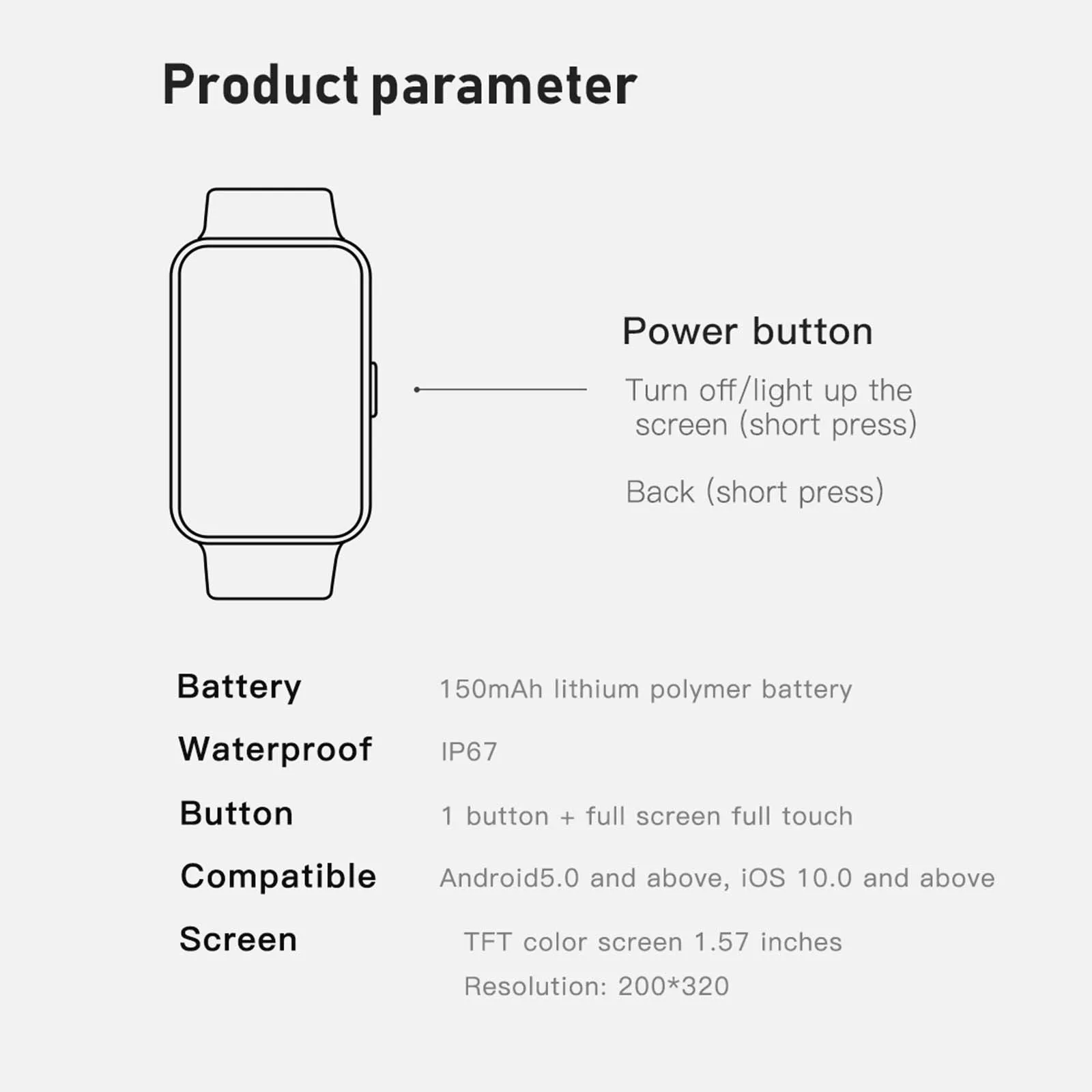 C9 Smart Watch Women Body Temperature Blood Pressure Monitor Waterproof Smart Watch Led Electronic Wristwatch
C9 Smart Watch Women Body Temperature Blood Pressure Monitor Waterproof Smart Watch Led Electronic Wristwatch