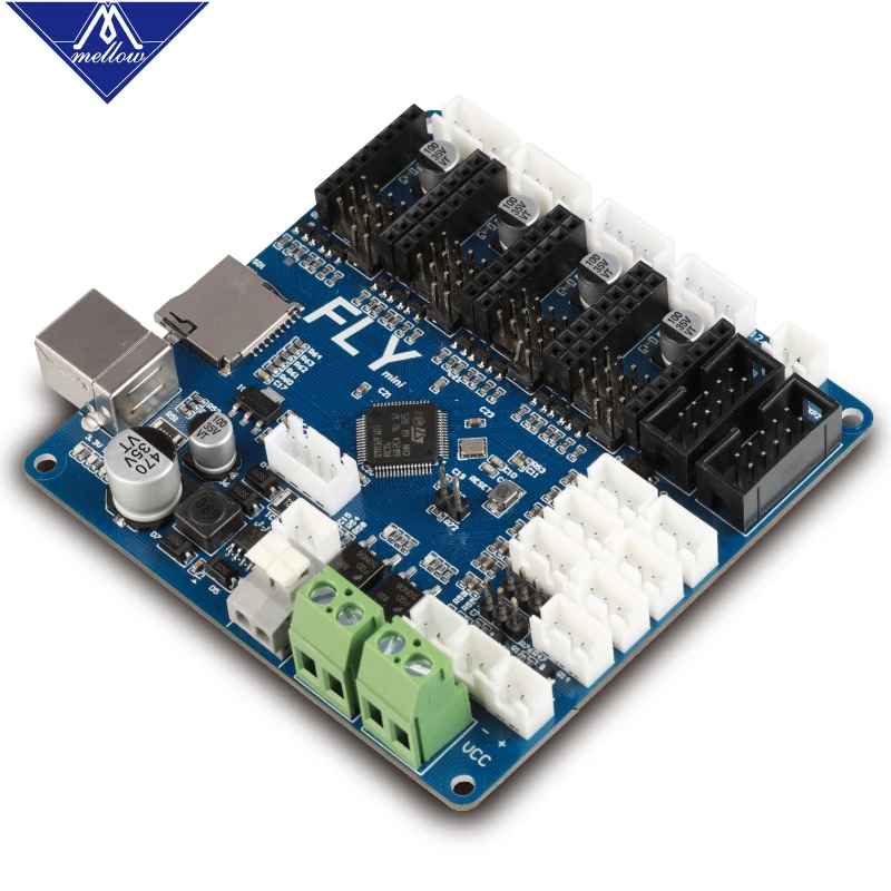 Mellow FLY mini V1 32Bit Control Board With 4988/8825/2130/2208/2209/2225 Driver 3D Printer Parts Motherboard Replace SKR MINI
Mellow FLY mini V1 32Bit Control Board With 4988/8825/2130/2208/2209/2225 Driver 3D Printer Parts Motherboard Replace SKR MINI