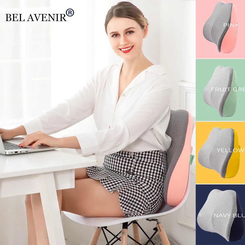 1Pc Memory Foam Cushion Office Seat Backrest Pillow Household Goods Lumbar Cushion Lumbar Waist Support Cervical Protection
1Pc Memory Foam Cushion Office Seat Backrest Pillow Household Goods Lumbar Cushion Lumbar Waist Support Cervical Protection