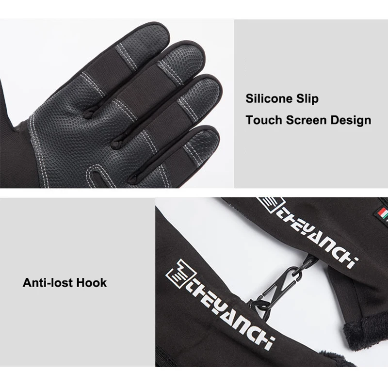 Cold-proof Ski Gloves Waterproof Winter Gloves Cycling Fluff Warm Gloves For Touchscreen Cold Weather Windproof Anti Slip
Cold-proof Ski Gloves Waterproof Winter Gloves Cycling Fluff Warm Gloves For Touchscreen Cold Weather Windproof Anti Slip