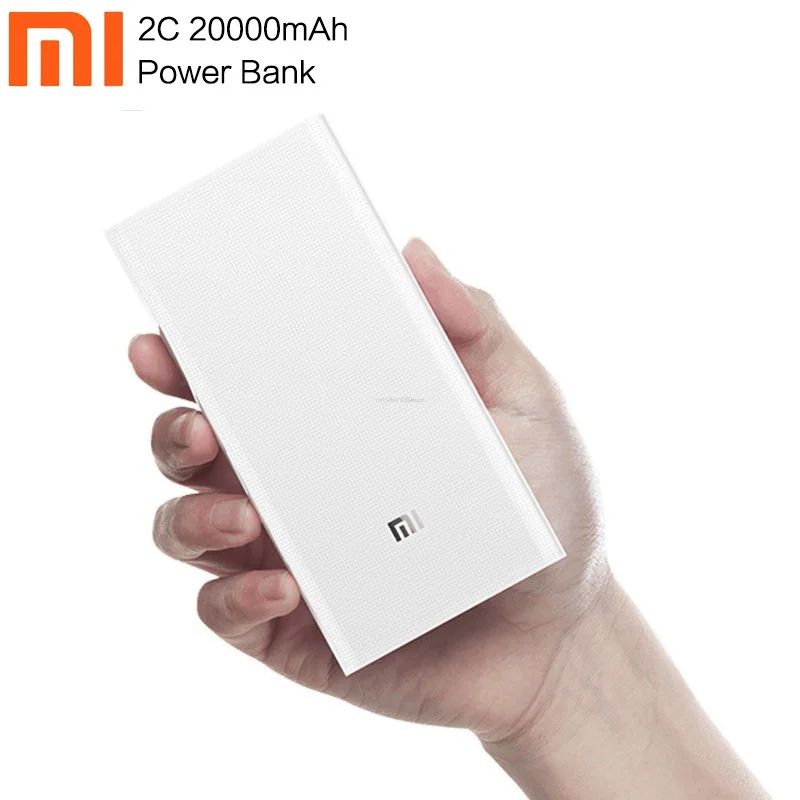

Xiaomi QC3.0 Power Bank 2C 20000MAh Mobile Powerbank 2 Dual USB Output Two-way Fast Charge Polymer For Smart Xiaomi Mobile Phone