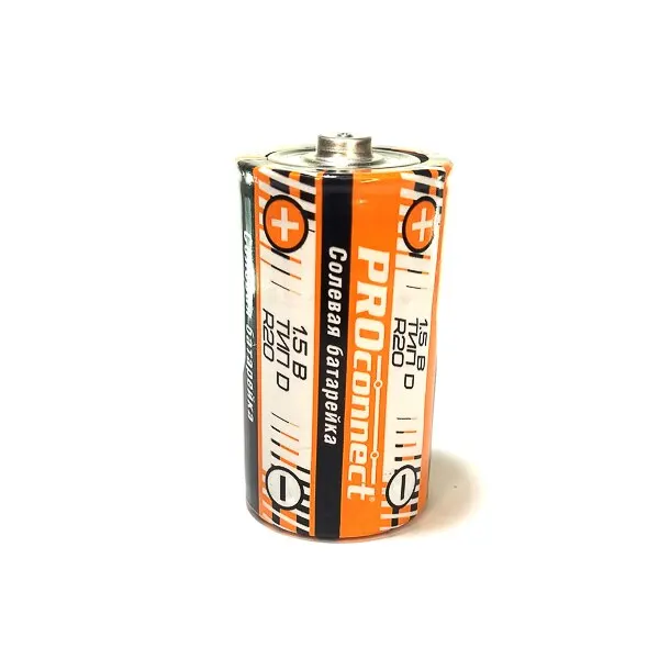 Батарейка R20 1.5V D солевая|Аккумуляторы| |