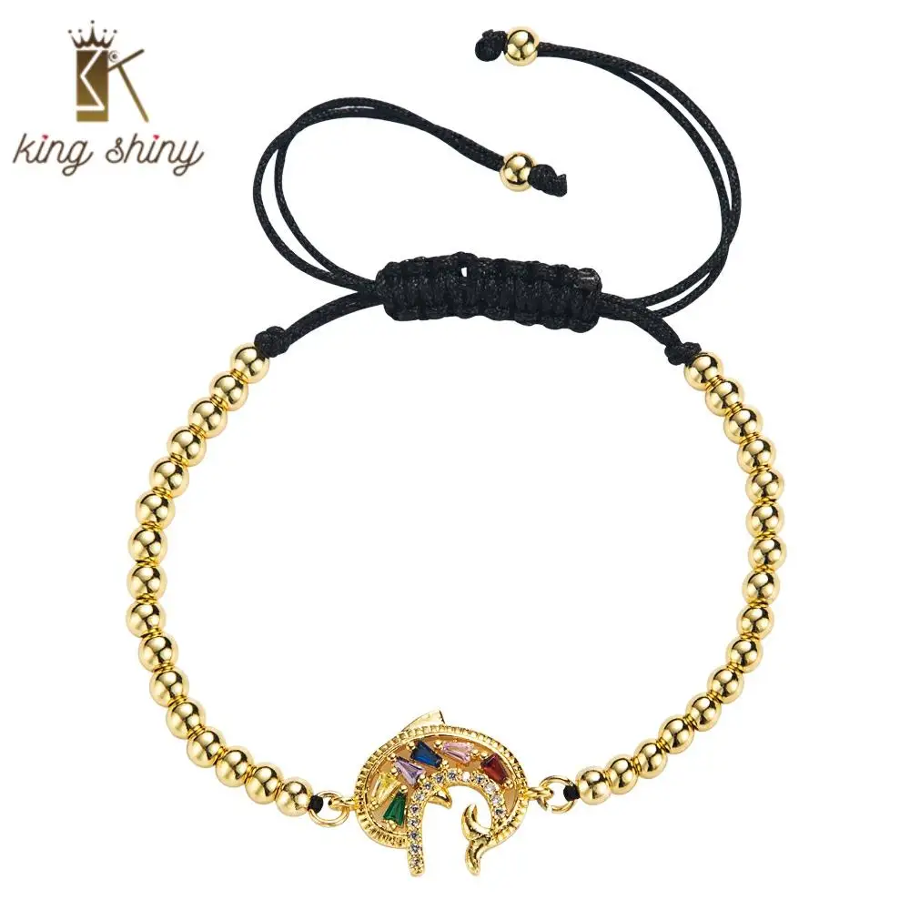 Rainbow Color Rope Chain Pendant Copper Bracelet for Woman Personality Dolphin Leaf Safety Pin Cubic Zirconia Pandora Bracelet
Rainbow Color Rope Chain Pendant Copper Bracelet for Woman Personality Dolphin Leaf Safety Pin Cubic Zirconia Pandora Bracelet