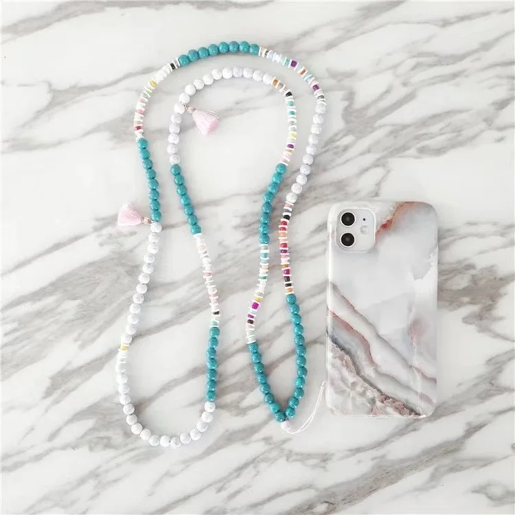 Tassel Charm Chain White Wood beads long Necklace Strap Lanyard Card Mobile Phone Chain Straps phone Hang Rope
Tassel Charm Chain White Wood beads long Necklace Strap Lanyard Card Mobile Phone Chain Straps phone Hang Rope