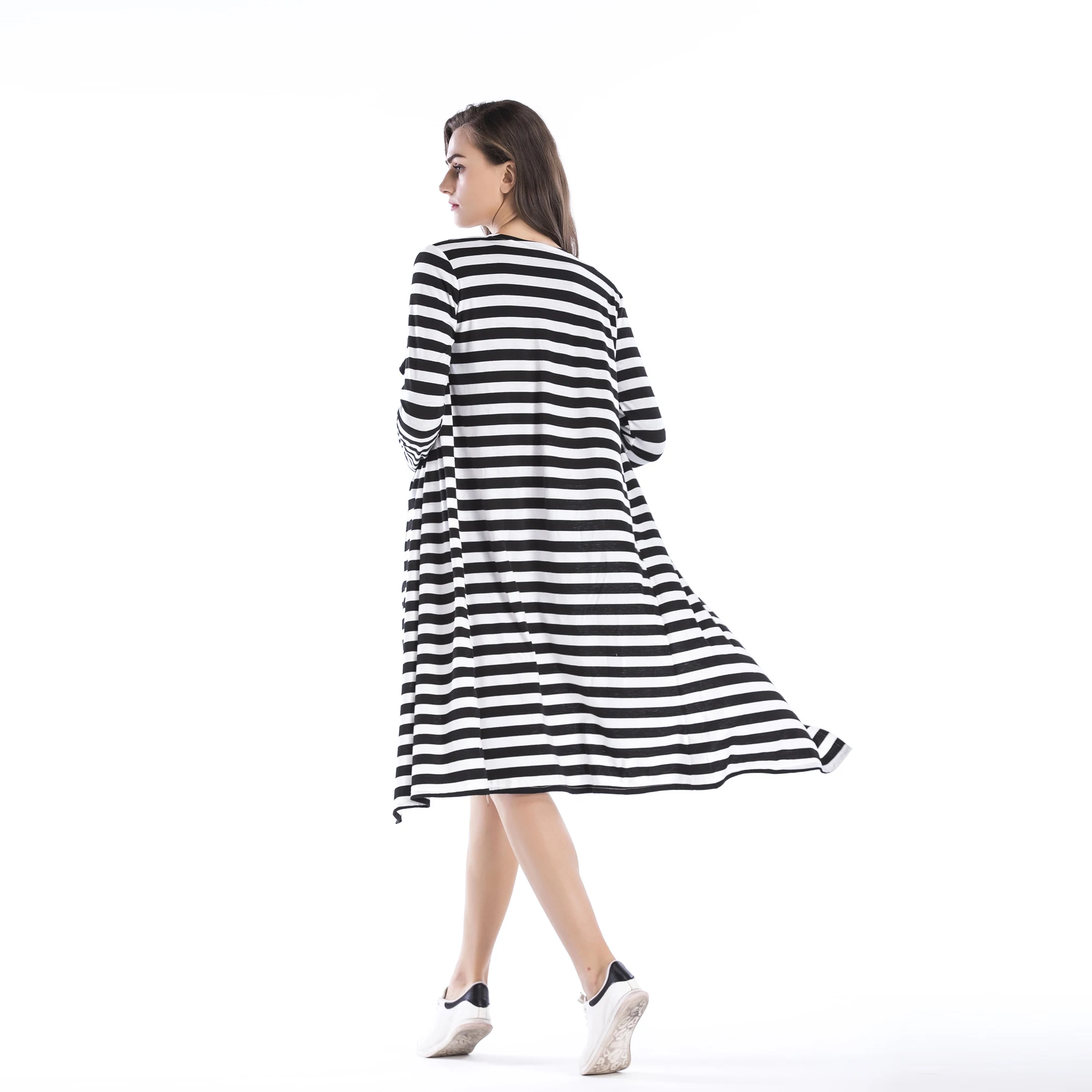 KEKEMALI Long Sleeve Open Front Long Cardigan Women Striped Lightweight Loose Kimono Sweater Cardigans Ladies Outerwear Duster
KEKEMALI Long Sleeve Open Front Long Cardigan Women Striped Lightweight Loose Kimono Sweater Cardigans Ladies Outerwear Duster