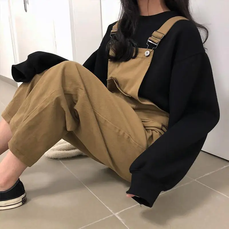 Jumpsuits Women Solid Chic Retro Cargo Denim Overall Jumpsuit Preppy Ulzzang Leisure All-match Baggy Slouchy Suspender Trouser
Jumpsuits Women Solid Chic Retro Cargo Denim Overall Jumpsuit Preppy Ulzzang Leisure All-match Baggy Slouchy Suspender Trouser
