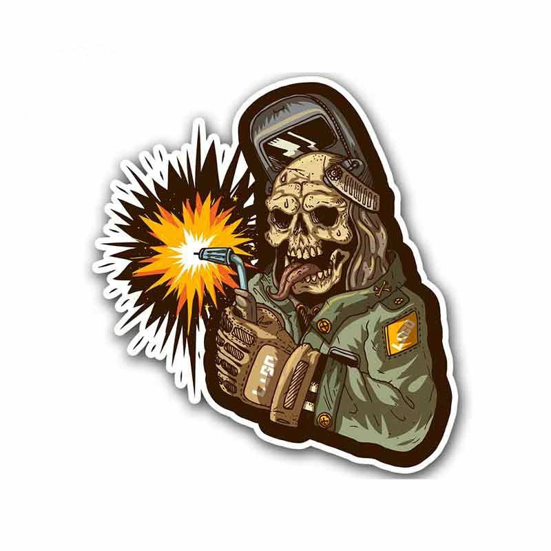 Car Sticker for Zombie Welder Welding Helmet Personality Suitable for RV Creative Pull Flower Creativity PVC,13cm*13cm
Car Sticker for Zombie Welder Welding Helmet Personality Suitable for RV Creative Pull Flower Creativity PVC,13cm*13cm