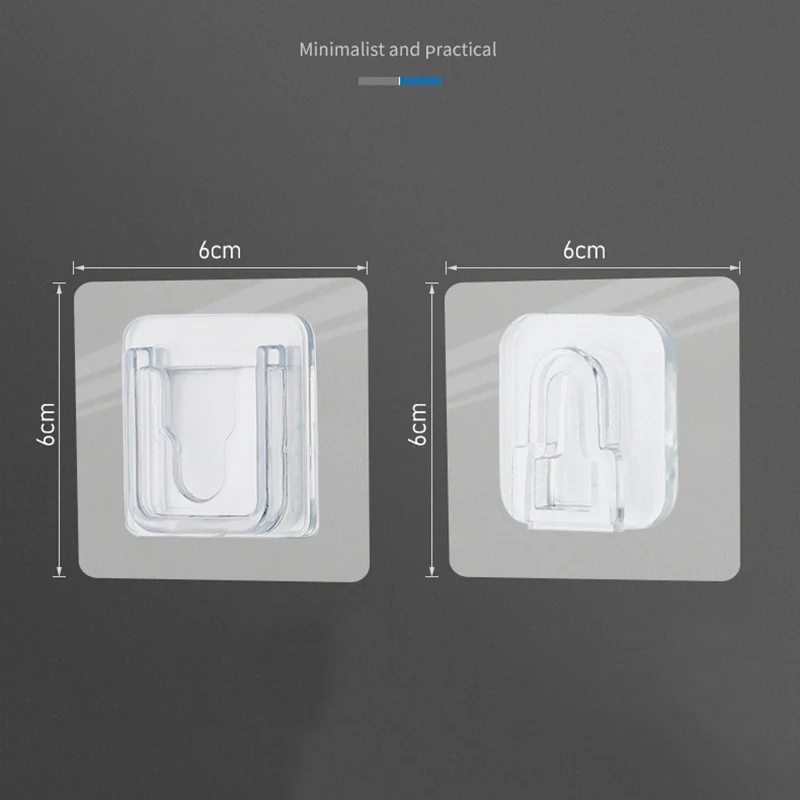 6*6 Double-Sided Adhesive Wall Hooks Hanger Strong Transparent Hooks Suction Cup Sucker Wall Storage Holder for Kitchen Bathroom
6*6 Double-Sided Adhesive Wall Hooks Hanger Strong Transparent Hooks Suction Cup Sucker Wall Storage Holder for Kitchen Bathroom