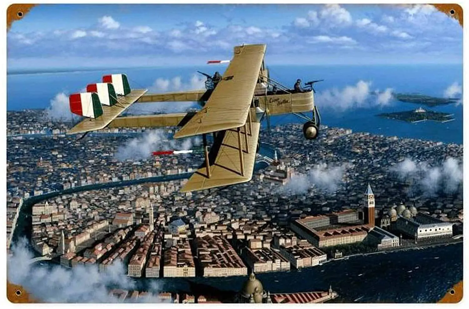 FOEMXIEN Springtime-in-Venice;Tin Sign Wall Retro Metal Bar Pub Poster Metal 11.87.9in 
FOEMXIEN Springtime-in-Venice;Tin Sign Wall Retro Metal Bar Pub Poster Metal 11.87.9in