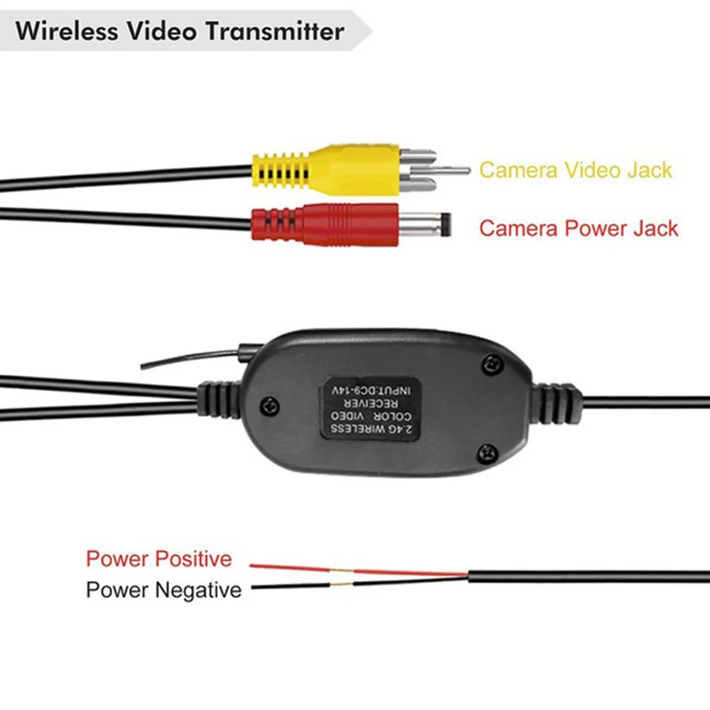 2 PCS 2.4GHZ Wireless Video Transmitter Receiver for Car DVD Monitor WIFI Reverse Rear Backup View Camera Auto Accessories
2 PCS 2.4GHZ Wireless Video Transmitter Receiver for Car DVD Monitor WIFI Reverse Rear Backup View Camera Auto Accessories