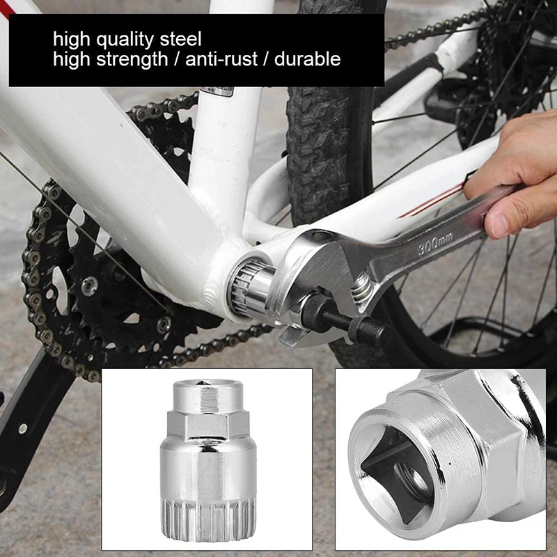 Bike Repair Wrench Bottom Bracket Wrench Compatible External Cup BB Remove Tool BTM Bracket Tool
Bike Repair Wrench Bottom Bracket Wrench Compatible External Cup BB Remove Tool BTM Bracket Tool