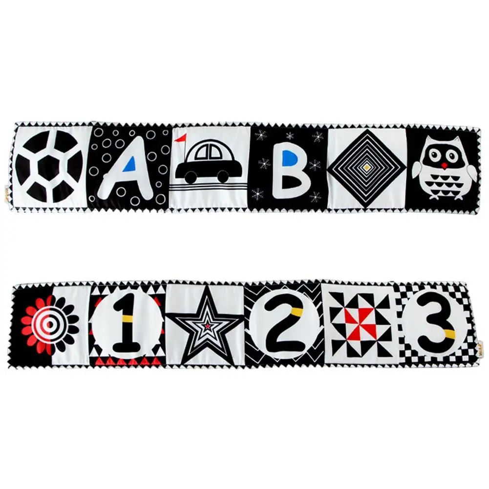 Double-Sided Cloth Book Decor Baby Clip-on Crib-Sided Book Toy Black White Series Cloth Book Baby Crib Cloth Book
Double-Sided Cloth Book Decor Baby Clip-on Crib-Sided Book Toy Black White Series Cloth Book Baby Crib Cloth Book