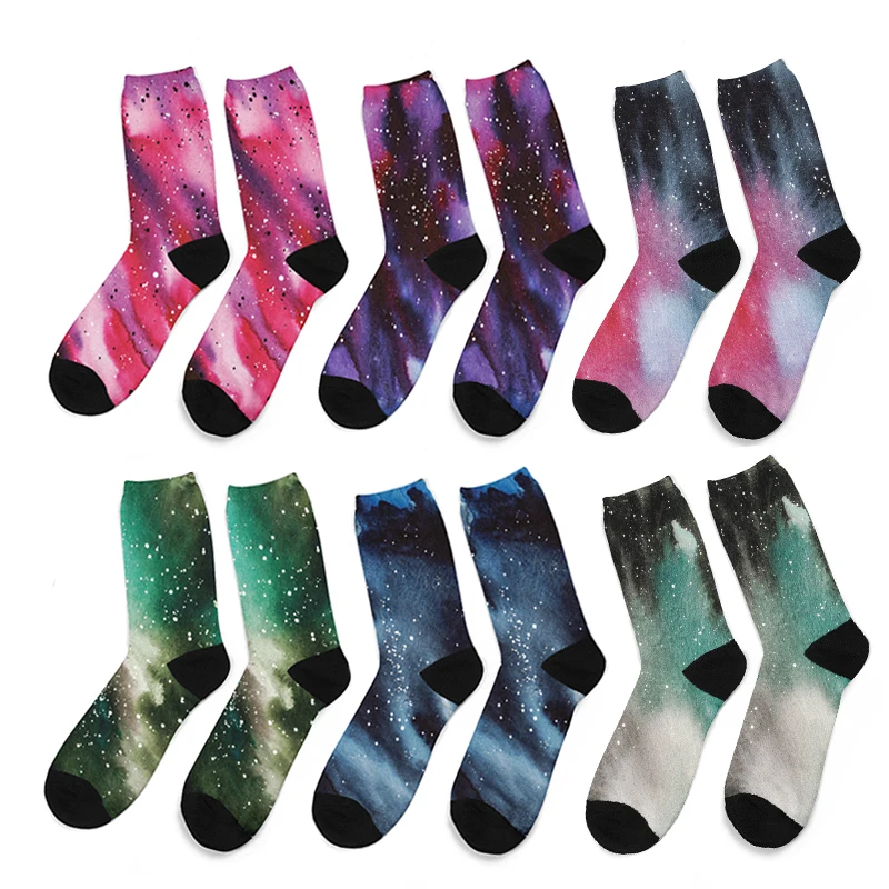 Носки унисекс в стиле хип-хоп, с 3D-принтом космической планеты и happy
Носки унисекс в стиле хип-хоп, с 3D-принтом космической планеты и happy