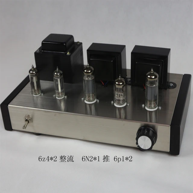 2021 Household Tube Amplifiers DIY Kit 6Z4+6N2+ 6P1 Stainless Steel Shell Power Output 2 * 12W AC110V / 220V
2021 Household Tube Amplifiers DIY Kit 6Z4+6N2+ 6P1 Stainless Steel Shell Power Output 2 * 12W AC110V / 220V