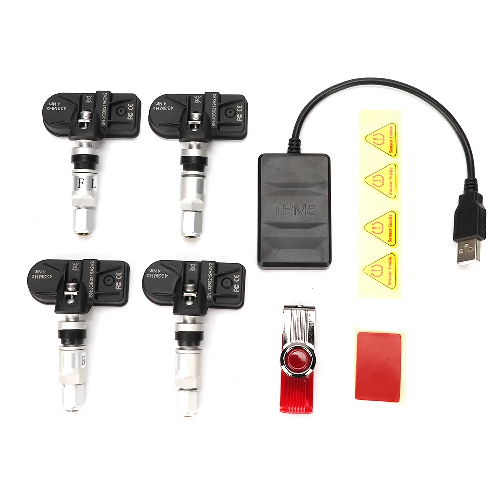 Автомобильная система контроля давления в шинах с USB TPMS и внутренним датчиком для навигации Android
Автомобильная система контроля давления в шинах с USB TPMS и внутренним датчиком для навигации Android