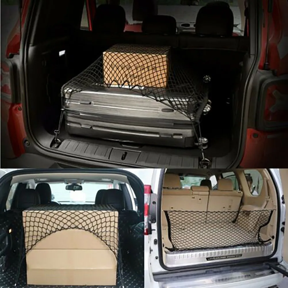 Universal Trunk CARGO NET Car Nylon Elastic Mesh Organizer Truck SUV 110x60cm Rear Cargo Trunk Storage Organizer Net(
Universal Trunk CARGO NET Car Nylon Elastic Mesh Organizer Truck SUV 110x60cm Rear Cargo Trunk Storage Organizer Net(