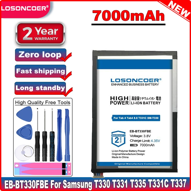 Аккумулятор EB-BT330FBU EB-BT330FBC для Samsung Galaxy Tab 4 8 0 T330 T331 T335 T331C T337 EB-BT330FBE SM-T335 SM-T330 +