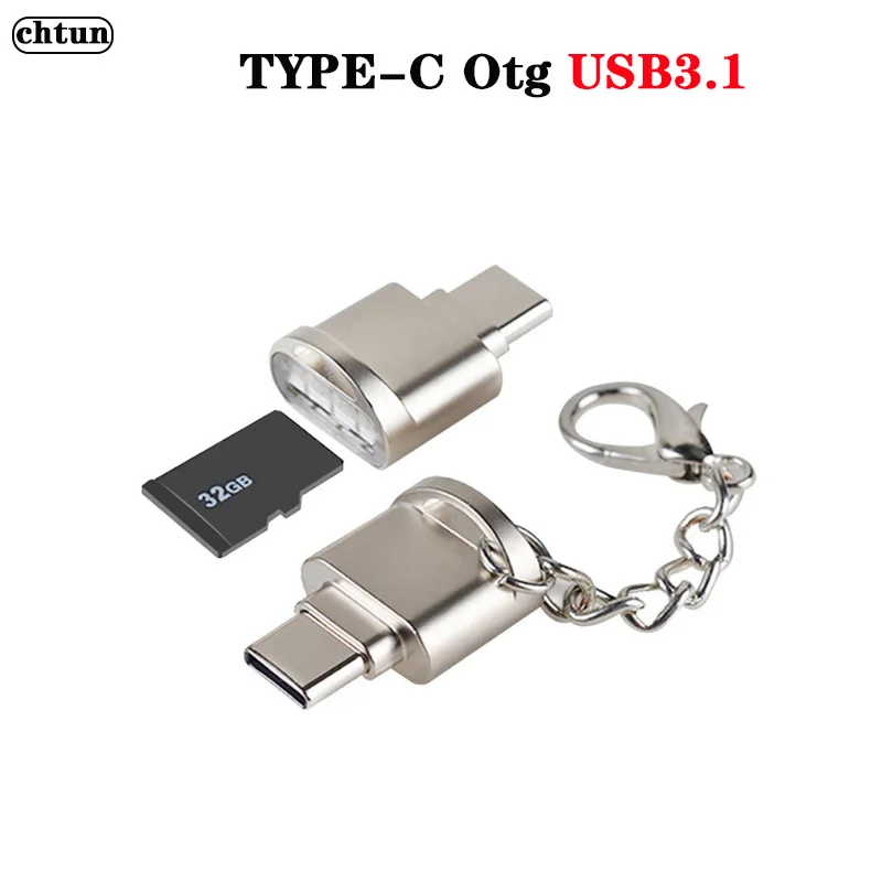 Chtun new type-C OTG adapter usb3.1micro type-C card reader mobile phone flat connection TF converter
Chtun new type-C OTG adapter usb3.1micro type-C card reader mobile phone flat connection TF converter