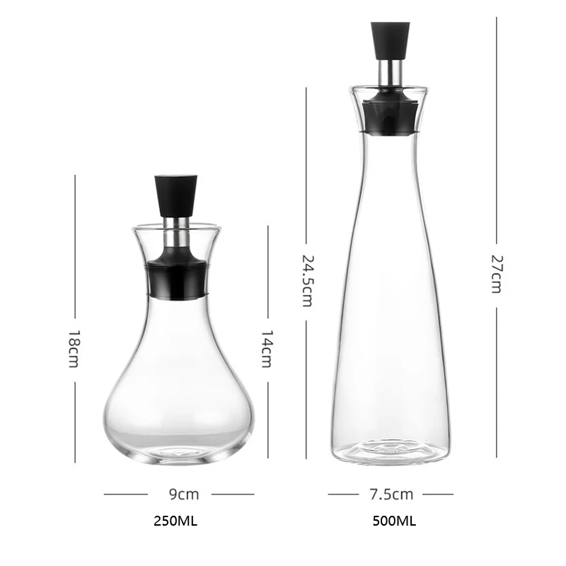 Nordic Glass Cruet Oil Dispenser Bottles Gravy Boats Creative Leak-proof Oil Vinegar Bottle Sauce Container Pot Kitchen Tools
Nordic Glass Cruet Oil Dispenser Bottles Gravy Boats Creative Leak-proof Oil Vinegar Bottle Sauce Container Pot Kitchen Tools
