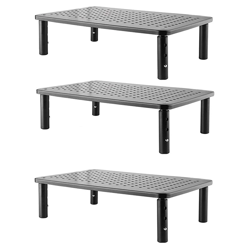 Monitor Stand Riser for Computer, Laptop, Printer, Notebook and Sn Display with Vented Metal Platform, 3Packs
Monitor Stand Riser for Computer, Laptop, Printer, Notebook and Sn Display with Vented Metal Platform, 3Packs