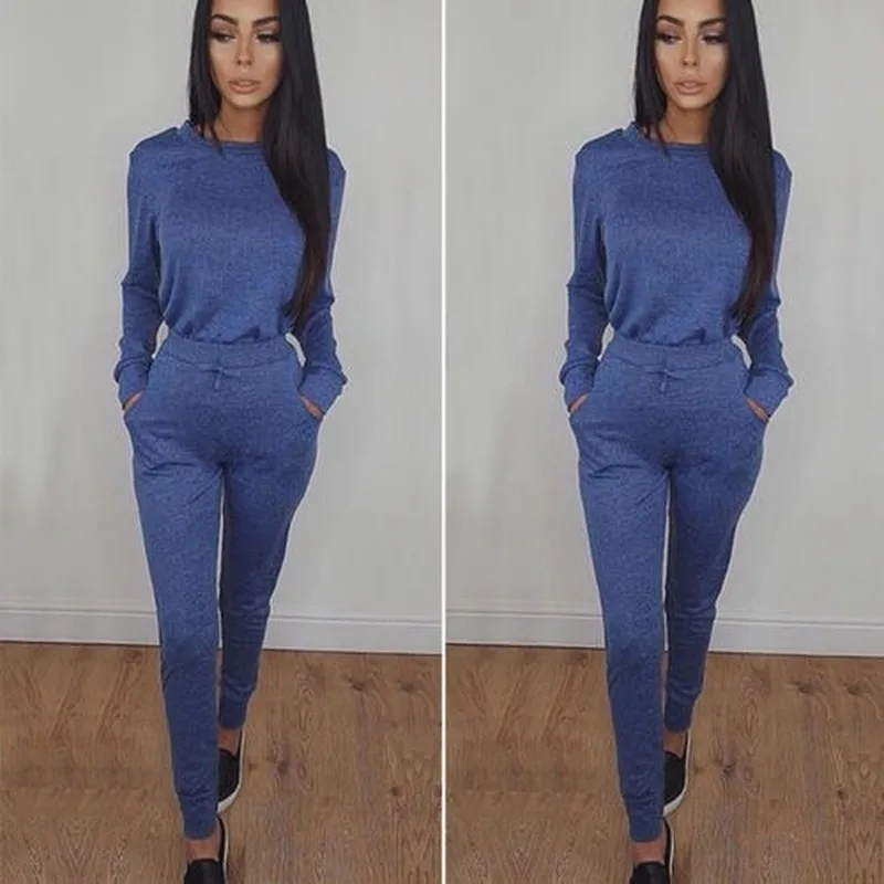 Womens Long Sleeve Sports Jumper Tops Joggers Trousers Loungewear Tracksuit Sets
Womens Long Sleeve Sports Jumper Tops Joggers Trousers Loungewear Tracksuit Sets