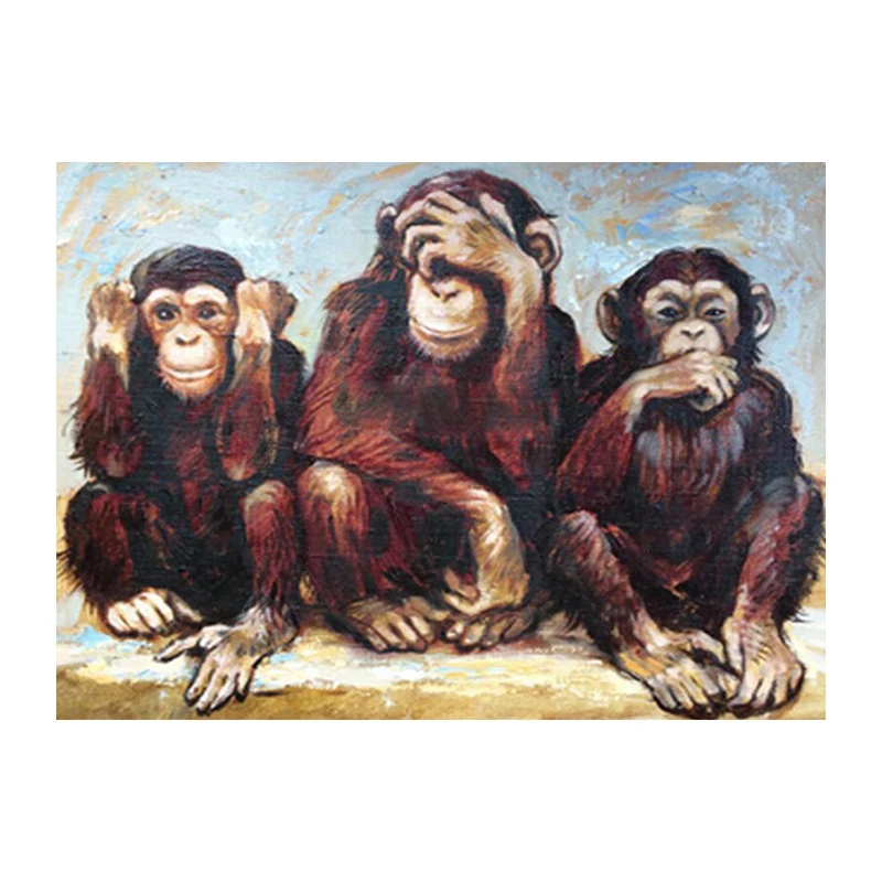 NEW Hot Diamond Painting Three Monkeys Full Square/Round Diamond Embroidery Picture Of Rhinestones Diamond Mosaic Dropship TY276
NEW Hot Diamond Painting Three Monkeys Full Square/Round Diamond Embroidery Picture Of Rhinestones Diamond Mosaic Dropship TY276