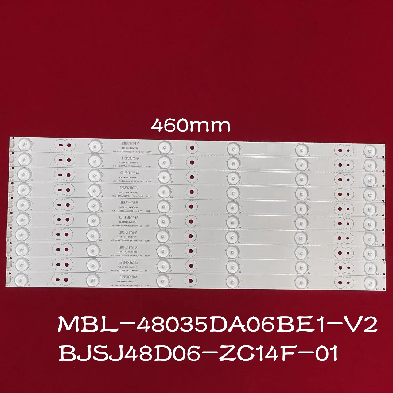 Светодиодный Подсветка полосы 6 лампы для Сан йо 48CE468D MBL-48035DA06BE1-V2 BJSJ48D06-ZC14F-01 303JD480031