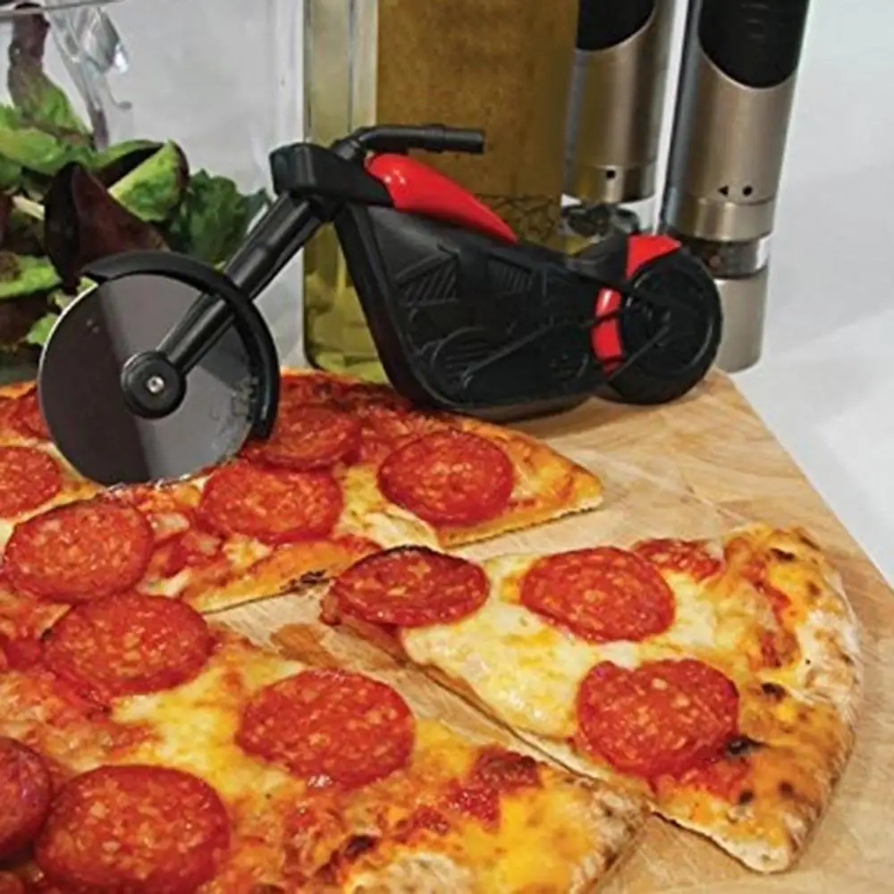 80% Hot Sales!!! Motorcycle Pizza Cutter Dual Wheel Roller Bicycle Knives Chopper Slicer Peeler
80% Hot Sales!!! Motorcycle Pizza Cutter Dual Wheel Roller Bicycle Knives Chopper Slicer Peeler