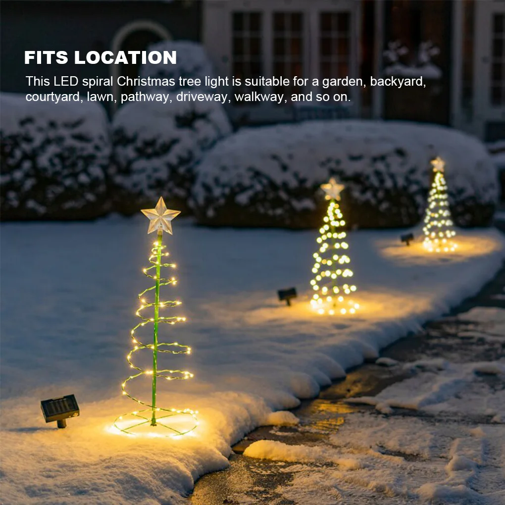 NEW Christmas Tree Garden Decorative Lights Stars LED Solar Ground Light Outdoor Solar Energy Lamp Mosquito Coil Shape Sun Lamps
NEW Christmas Tree Garden Decorative Lights Stars LED Solar Ground Light Outdoor Solar Energy Lamp Mosquito Coil Shape Sun Lamps