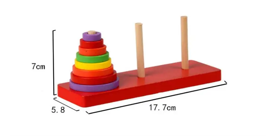 Free shipping Children Wooden Blocks Hanoi Tower,Baby Educational wood toys Desktop games/Table Game Adult toys 
Free shipping Children Wooden Blocks Hanoi Tower,Baby Educational wood toys Desktop games/Table Game Adult toys