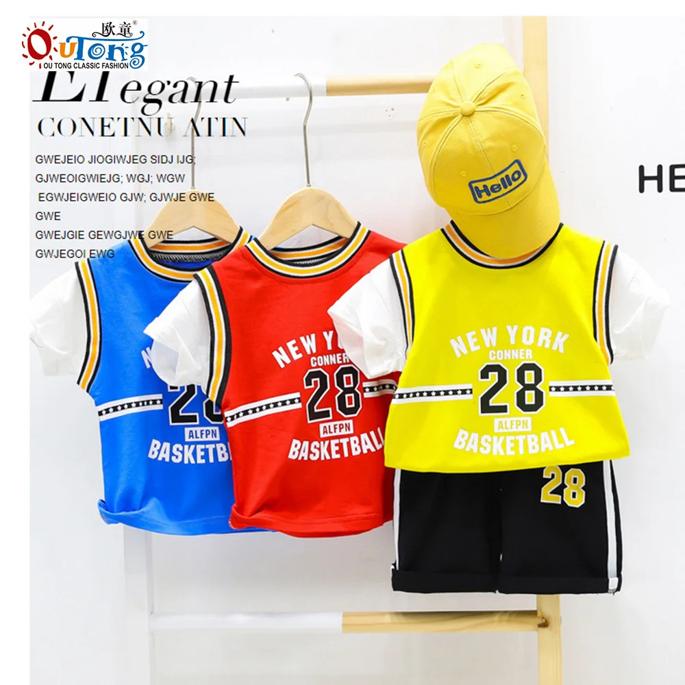 Outong Baby Boy Clothes Sport Sets T-shirt + Pants 2Pcs Basketball Summer Casual Children's Clothing Sets For 1-5 Years Baby
Outong Baby Boy Clothes Sport Sets T-shirt + Pants 2Pcs Basketball Summer Casual Children's Clothing Sets For 1-5 Years Baby
