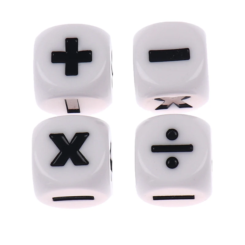 6Pcs Resin Addition Subtraction Multiplication Division Symbol Dice Operation Props Kids Educational Assist Accessories
6Pcs Resin Addition Subtraction Multiplication Division Symbol Dice Operation Props Kids Educational Assist Accessories