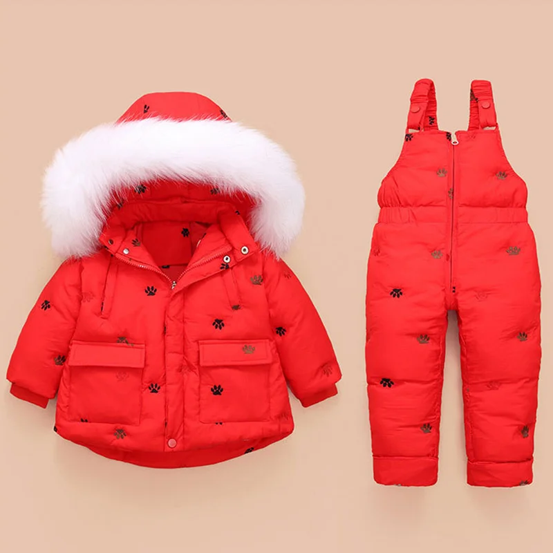 New Year Winter Down Jacket Overalls For Kids Toddler Baby Girl boy clothes Children Coat Pant Clothing Set Hooded Parka 1-4 Yrs
New Year Winter Down Jacket Overalls For Kids Toddler Baby Girl boy clothes Children Coat Pant Clothing Set Hooded Parka 1-4 Yrs