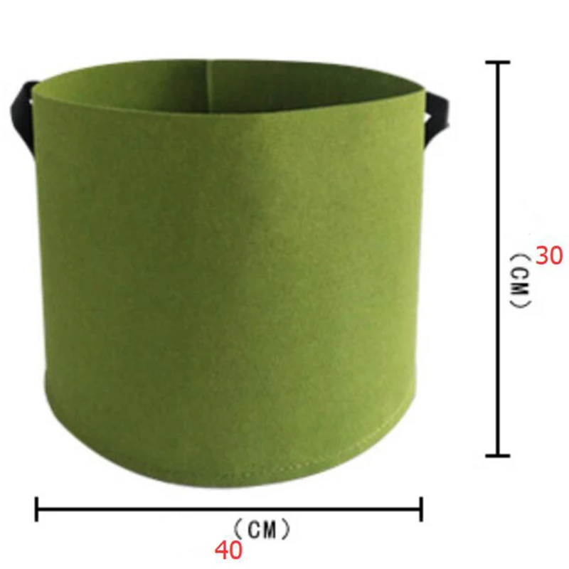 3 Pcs Planting Bag Planting Bag Green Non-Woven Fabric Thickening Plant Growth Bag Beautiful Planting Bag (10 Gallon)
3 Pcs Planting Bag Planting Bag Green Non-Woven Fabric Thickening Plant Growth Bag Beautiful Planting Bag (10 Gallon)