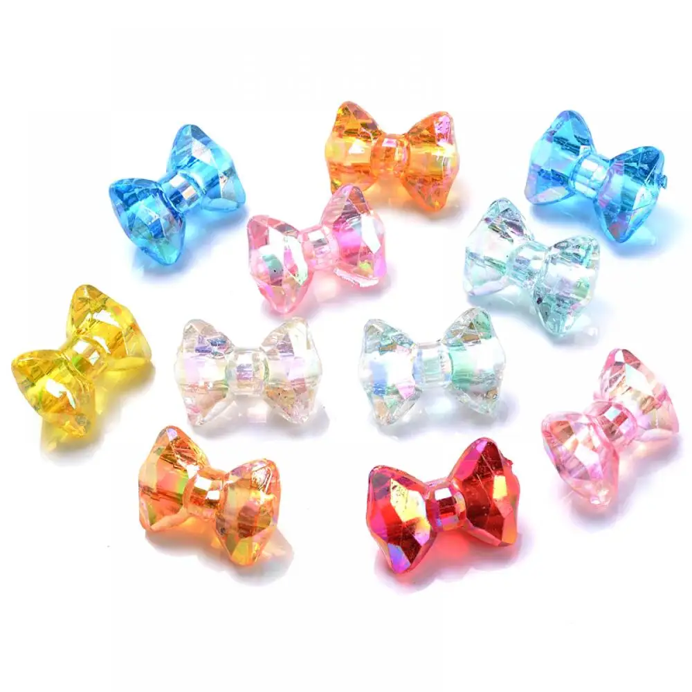 30Pcs/Lot 7Colors Cute Bowknot Shape Acrylic Beads AB Color Loose Spacer Beads For Kids Jewelry Making DIY Bracelet Supplies
30Pcs/Lot 7Colors Cute Bowknot Shape Acrylic Beads AB Color Loose Spacer Beads For Kids Jewelry Making DIY Bracelet Supplies