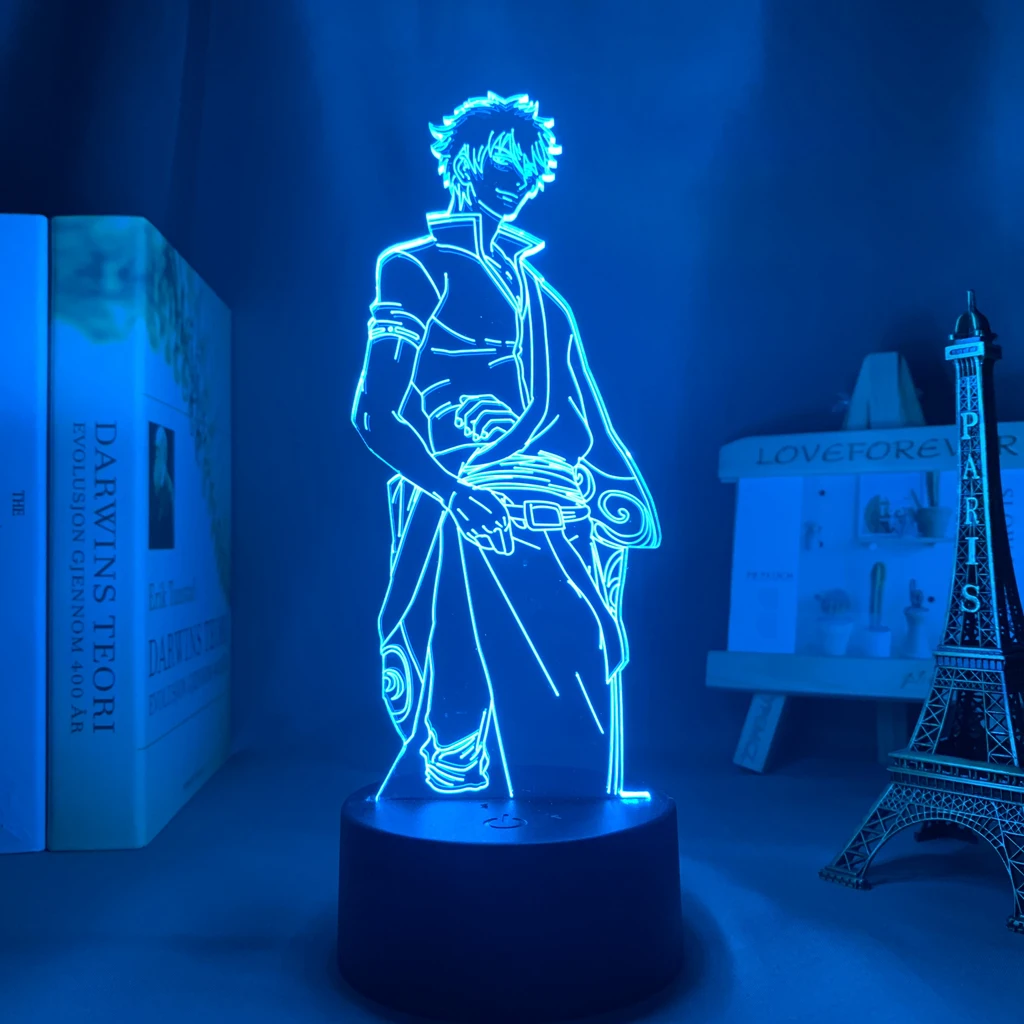 Anime Led Light Gintama Gintoki Sakata for Bedroom Decor Night Light Manga Birthday Gift Room Anime 3d Lamp Gintama Nightlights
Anime Led Light Gintama Gintoki Sakata for Bedroom Decor Night Light Manga Birthday Gift Room Anime 3d Lamp Gintama Nightlights