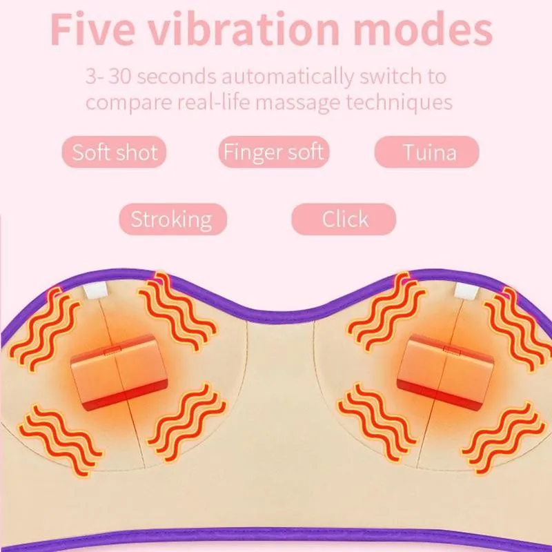 Electric Breast Massage Bra Vibration Chest Massager Growth Enlargement Enhancer Breast Heating Stimulator Machine USB
Electric Breast Massage Bra Vibration Chest Massager Growth Enlargement Enhancer Breast Heating Stimulator Machine USB
