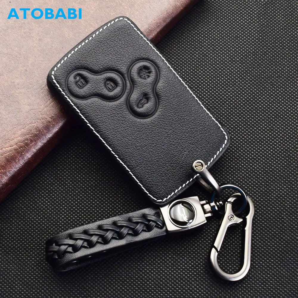 Кожаный чехол ATOBABI для автомобильного ключа Renault Clio 4 Captur Fluence Megane 3 Scenic Laguna Koleos Symbol Smart дистанционная защита
Кожаный чехол ATOBABI для автомобильного ключа Renault Clio 4 Captur Fluence Megane 3 Scenic Laguna Koleos Symbol Smart дистанционная защита