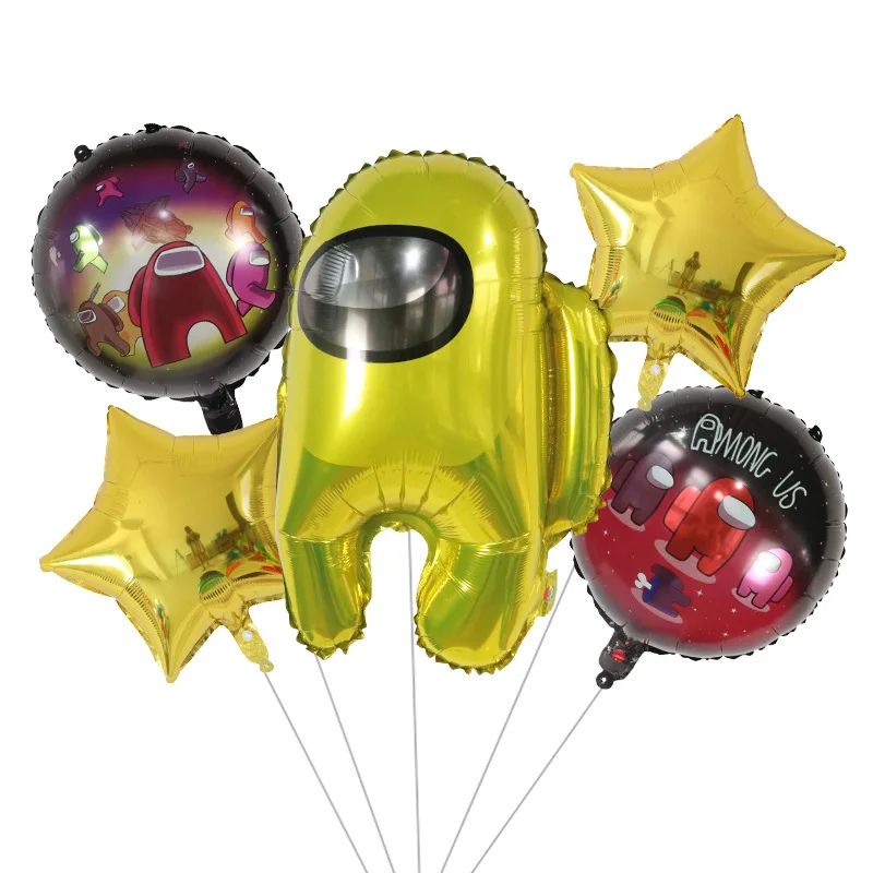 Among Us Birthday Party Supplies Hot Game Ballon Cartoon Stars Aluminum Film Digital Balloon Child Girl Boy Latex Round Balloons
Among Us Birthday Party Supplies Hot Game Ballon Cartoon Stars Aluminum Film Digital Balloon Child Girl Boy Latex Round Balloons