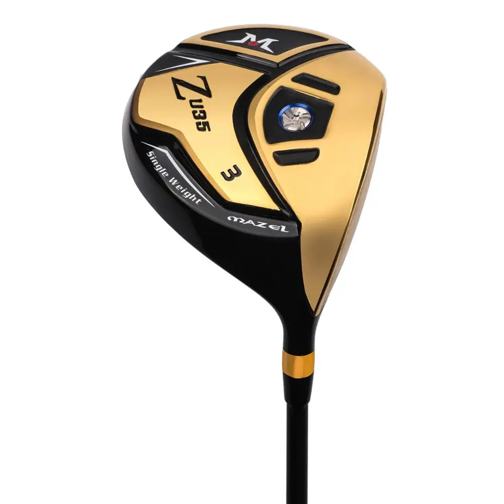 MAZEL Golf Fairway Wood For Men Driver 3 5 18 Degrees 44 Inches Right Handed Silver/Black Shaft Material Graphite Shaft Stiff
MAZEL Golf Fairway Wood For Men Driver 3 5 18 Degrees 44 Inches Right Handed Silver/Black Shaft Material Graphite Shaft Stiff