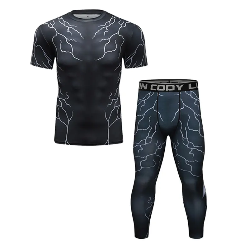 2020 new tight sports suit men's fitness training running leggings quick-drying breathable stretch suit
2020 new tight sports suit men's fitness training running leggings quick-drying breathable stretch suit