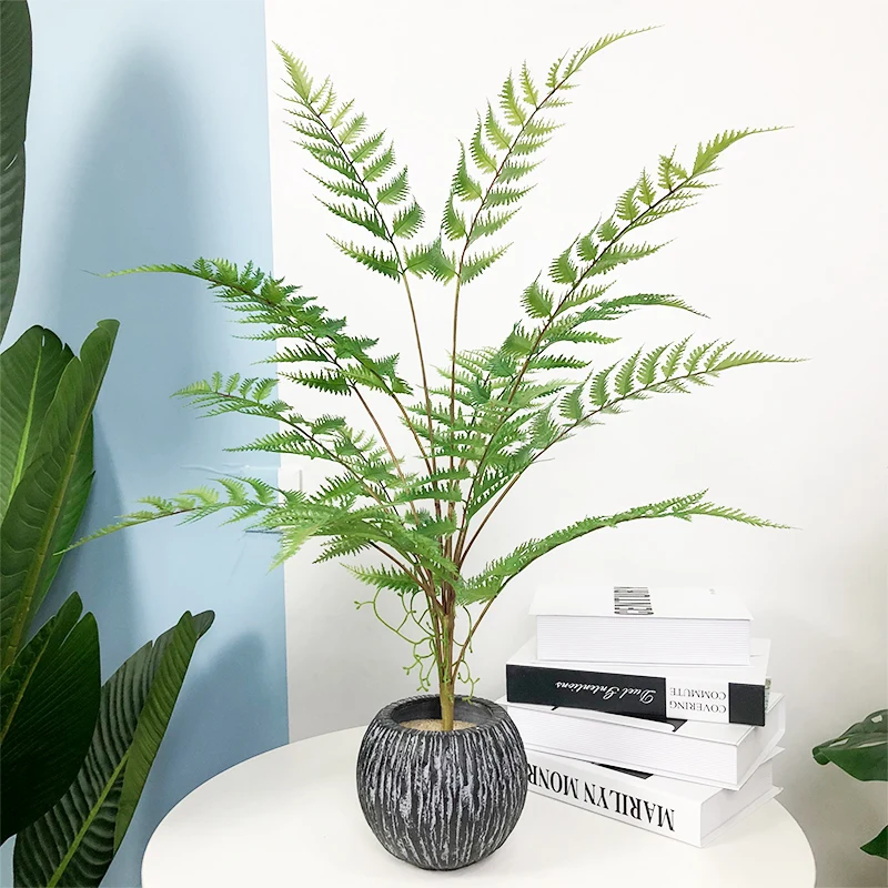 75cm Large Artificial Palm Tree Tropical Plants Fake Fern Leaf Branches Plastic Persian Tree For Home Office Shop Outdoor Decor
75cm Large Artificial Palm Tree Tropical Plants Fake Fern Leaf Branches Plastic Persian Tree For Home Office Shop Outdoor Decor