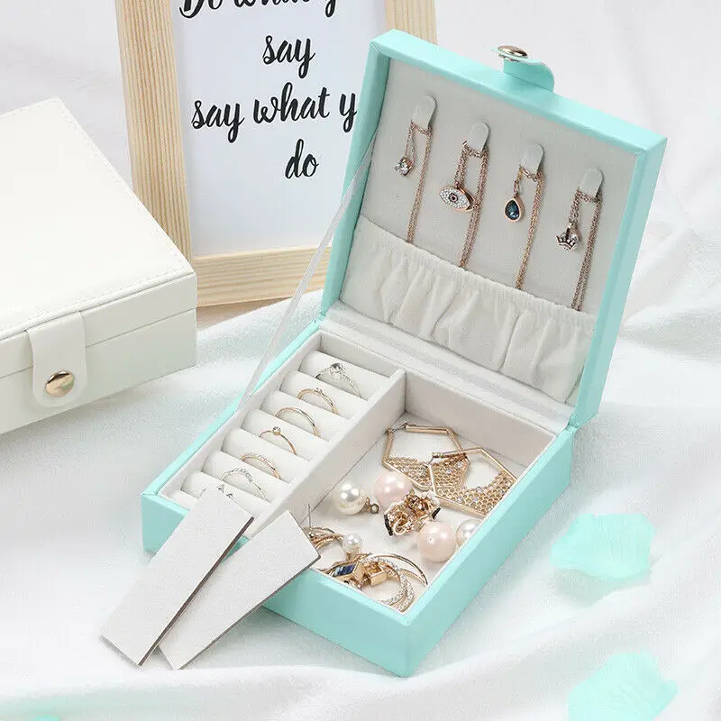 Leather Jewelry Box Storage Organizer Necklace Bracelet Earring Case Holder Gift Portable Travel Jewelry Ornaments Organizer
Leather Jewelry Box Storage Organizer Necklace Bracelet Earring Case Holder Gift Portable Travel Jewelry Ornaments Organizer