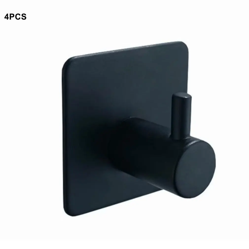 4pcs Adhesive Hooks Heavy Duty Wall Hooks Waterproof Stainless Steel Hooks For Hanging Coat Hat Towel Robe Hook
4pcs Adhesive Hooks Heavy Duty Wall Hooks Waterproof Stainless Steel Hooks For Hanging Coat Hat Towel Robe Hook