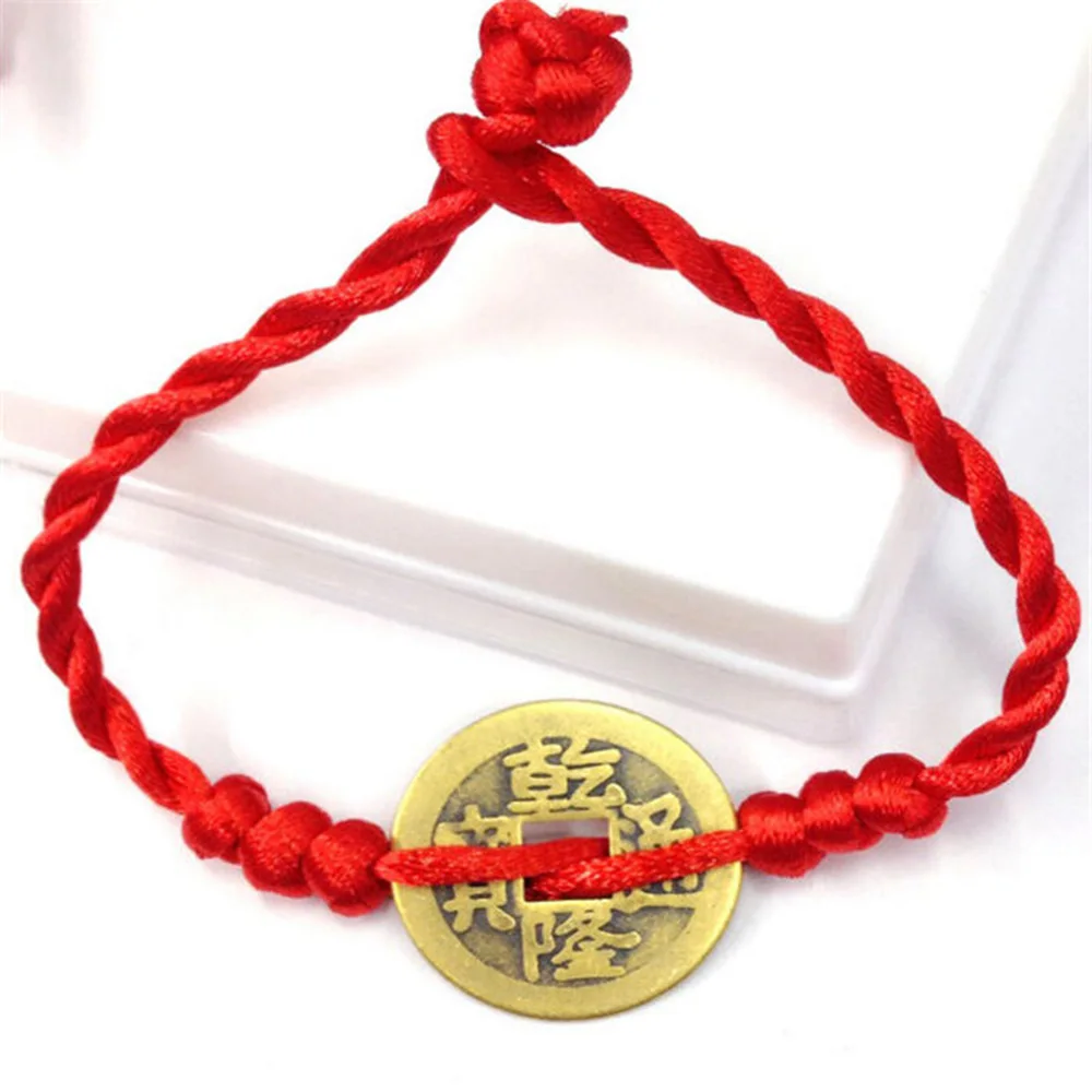 2020 Lucky Five Emperor Money True Copper Money Red Rope Bracelet Hand Strap Red Line Charm Men & Women Good Luck Bracelet
2020 Lucky Five Emperor Money True Copper Money Red Rope Bracelet Hand Strap Red Line Charm Men & Women Good Luck Bracelet