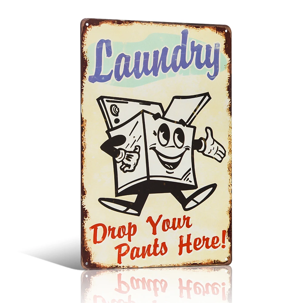 "Laundry" Tin Metal Sign Bar Coffee Bedroom Bar Home Decoration Craft Wall Poster Wall Art Logo Gift Home Classic Retro 20x30cm
"Laundry" Tin Metal Sign Bar Coffee Bedroom Bar Home Decoration Craft Wall Poster Wall Art Logo Gift Home Classic Retro 20x30cm